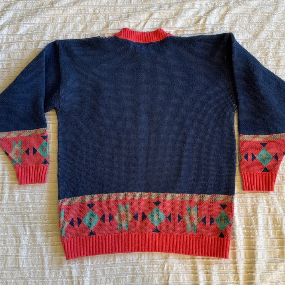 Vintage 70’s Aztec Ski Sweater sz M USA - Picture 8 of 8